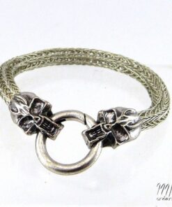 Bracelet Torque homme Helheim - bracelet viking et skulls