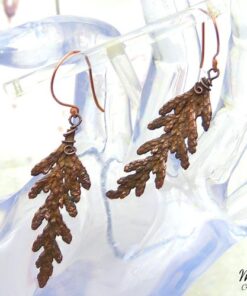 Boucles d'oreille Durlia - placage cuivre – Image 4