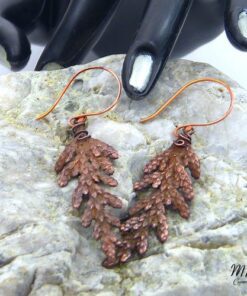 Boucles d'oreille Durlia - placage cuivre – Image 3