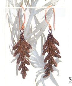 Boucles d'oreille Durlia - placage cuivre – Image 2