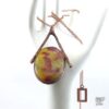 pendentif crazy lace agate gebren