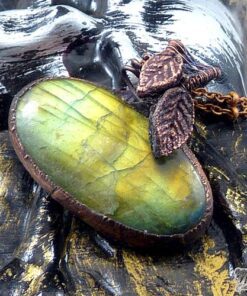 Pendentif Oksa - labradorite cuivrée – Image 5