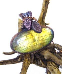 Pendentif Oksa - labradorite cuivrée – Image 4