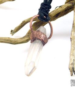 Pendentif Peadar - cristal de roche cuivré – Image 6