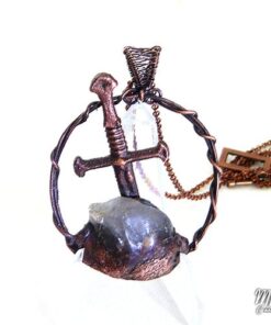 pendentif excalibur quartz fantôme