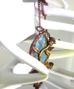 Pendentif Roxia - labradorite sertie cuivre – Image 5