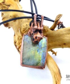 Pendentif Belserion - labradorite avec tête de dragon – Image 7