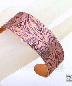 Bracelet manchette Vegard - cuivre gravé – Image 4