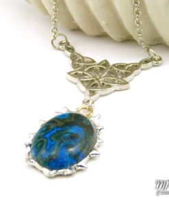collier zurael jaspe noeud celte