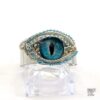 bracelet oeil de dragon bleu glaurung