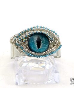 bracelet oeil de dragon bleu glaurung