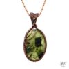 pendentif balda prehnite wire wrapped