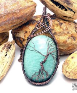 Pendentif arbre de vie Liana - amazonite – Image 2