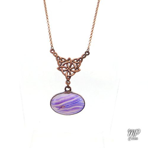 Collier Hawe - agate et cuivre – Image 6