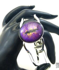 Réservé : Bracelet oeil de dragon violet Wawel – Image 6