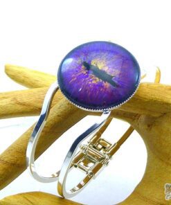 Réservé : Bracelet oeil de dragon violet Wawel – Image 5