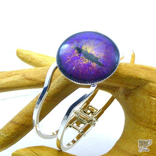 Réservé : Bracelet oeil de dragon violet Wawel – Image 5