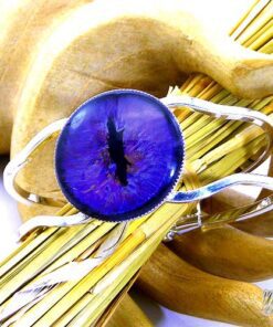 Réservé : Bracelet oeil de dragon violet Wawel – Image 4