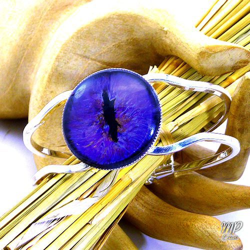 Réservé : Bracelet oeil de dragon violet Wawel – Image 4
