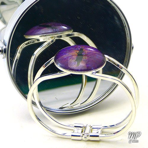 Réservé : Bracelet oeil de dragon violet Wawel – Image 2