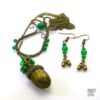 parure stejar avec perles en jade