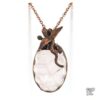 pendentif rivaia quartz rose dragon