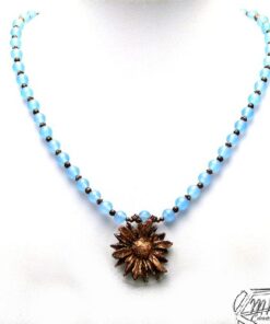 collier sawsan avec jade bleu