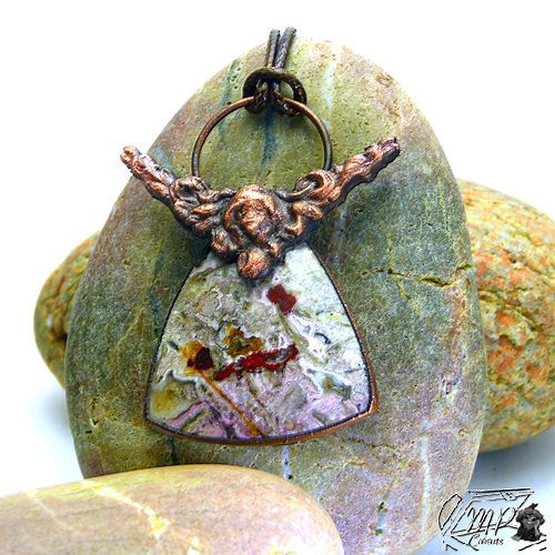 Pendentif Constanzia - crazy lace agate – Image 4