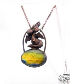 Pendentif Polunga - dragounet sur labradorite – Image 7