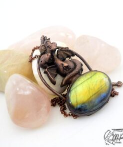 Pendentif Polunga - dragounet sur labradorite – Image 6