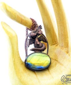 Pendentif Polunga - dragounet sur labradorite – Image 5