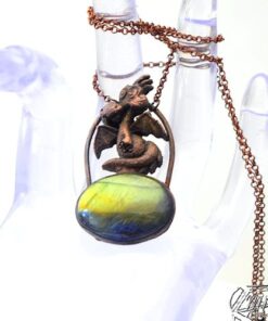 Pendentif Polunga - dragounet sur labradorite – Image 4
