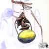 pendentif dragounet Polunga avec labradorite