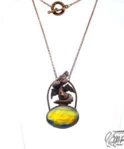 Pendentif Polunga - dragounet sur labradorite – Image 3