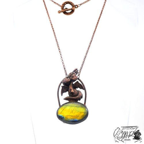 Pendentif Polunga - dragounet sur labradorite – Image 3