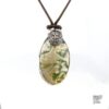 pendentif hizir agate mousse sertie étain