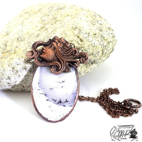 Pendentif Thétis - cuivre et merlinite – Image 5