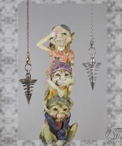 Alternative view of Pendule métal cône pour radiesthésie / reiki argenté