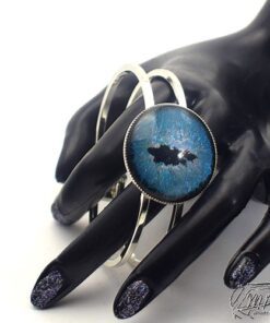Réservé : Bracelet oeil de dragon bleu Wawel – Image 6