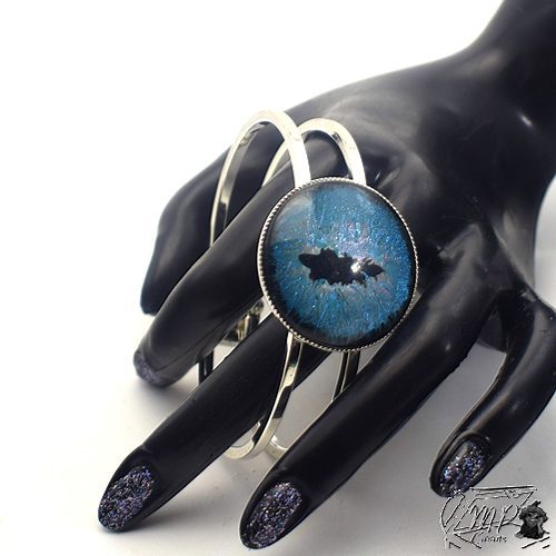 Réservé : Bracelet oeil de dragon bleu Wawel – Image 6