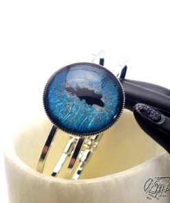 Réservé : Bracelet oeil de dragon bleu Wawel – Image 4