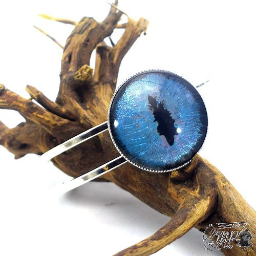 Réservé : Bracelet oeil de dragon bleu Wawel – Image 2