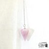 Petite pendule en quartz rose