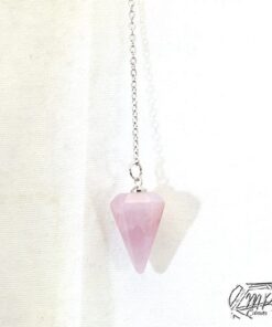 Petite pendule en quartz rose