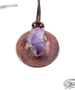 Pendentif Sverre - améthyste et cuivre – Image 6