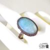 bague cuivre et amazonite cleena