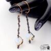boucles d'oreille goba cuivre et opalite