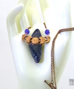collier sophora amethyste et cuivre