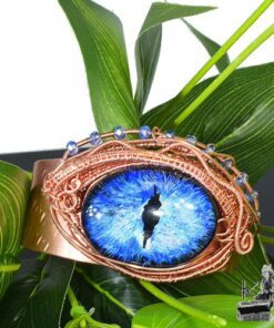Réservé : Bracelet manchette "oeil de dragon" Oarf - cuivre – Image 8