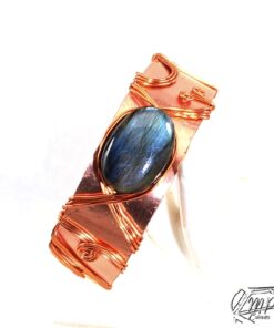 Bracelet Mahtan - cuivre et labradorite – Image 8